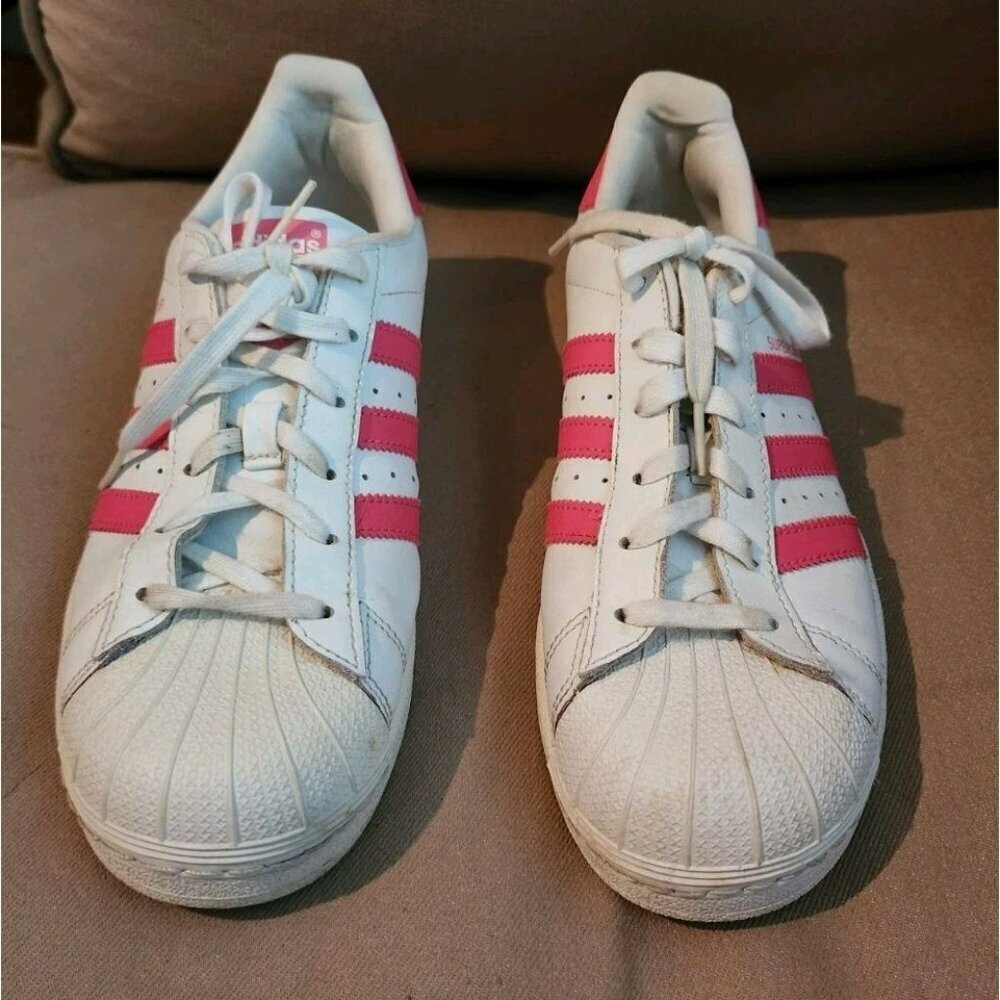 Adidas Superstar J Kids Casual Sneaker Size 6 CG6608 Pink White - Picture 2 of 8